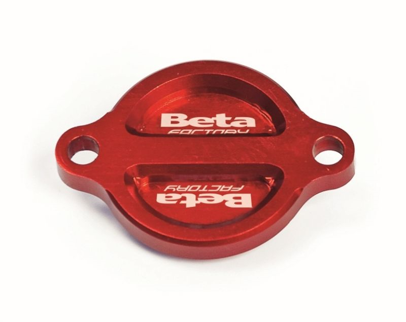 BETA OIL FILTER CAP ALLOY RED 4ST RR MY15>>