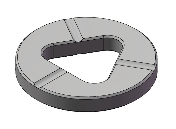 SHOCK LOWERING SPACER 14 X 34 X 5 (WHITE)