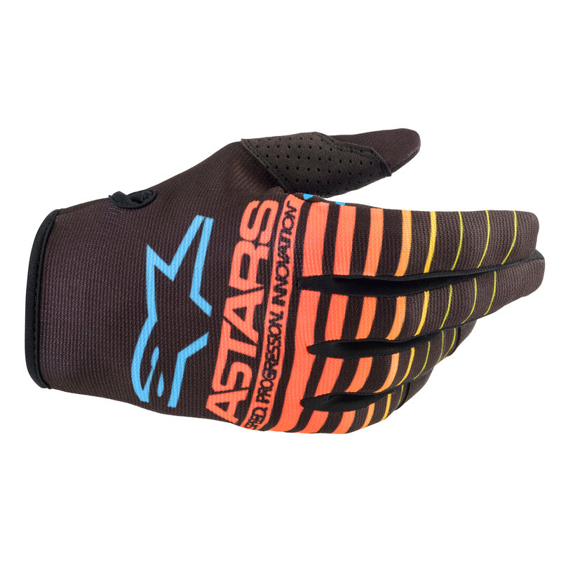 Youth Radar Glove Black/Fluro Yel/Coral