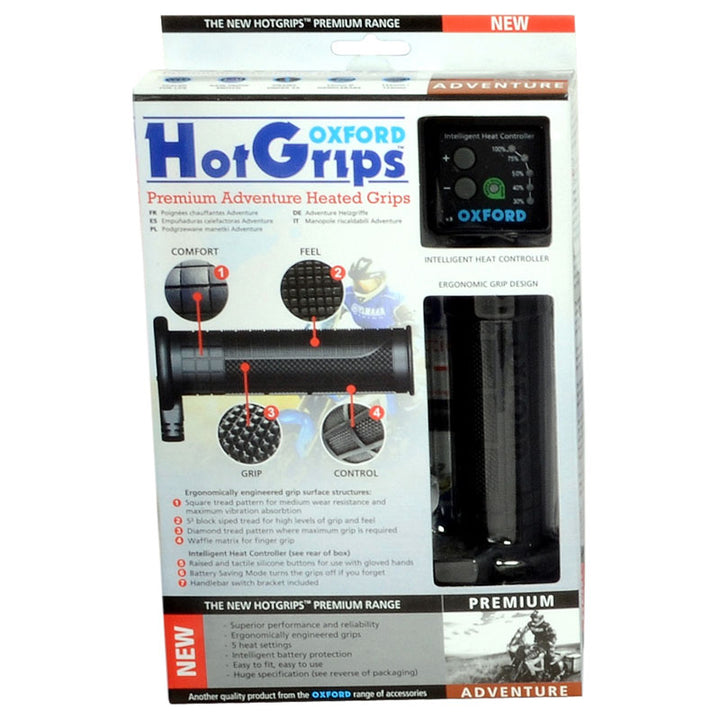 OXFORD ADVENTURE HOT GRIPS V8