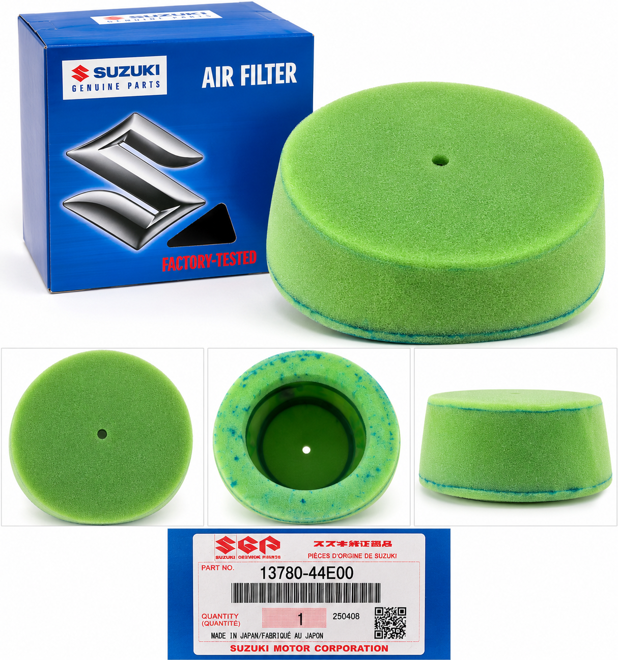 Suzuki Genuine Air Filter 13780-44E00 - DRZ400