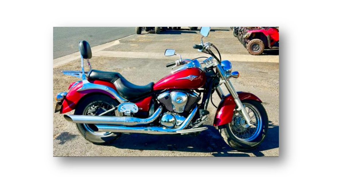 2007 Kawasaki VN900 – Registered