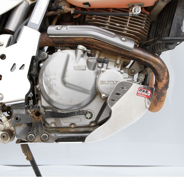 B & B BASH PLATE POLISHED – SUZUKI DR650