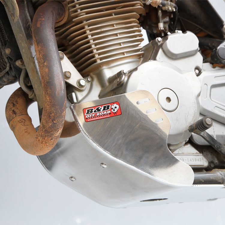 B & B BASH PLATE POLISHED – SUZUKI DR650