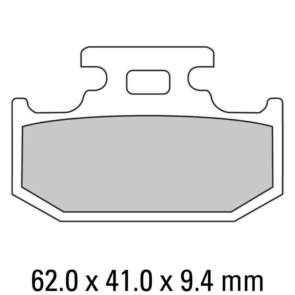 FERODO BRAKE PADS - SINTERED GRIP - REAR DR650