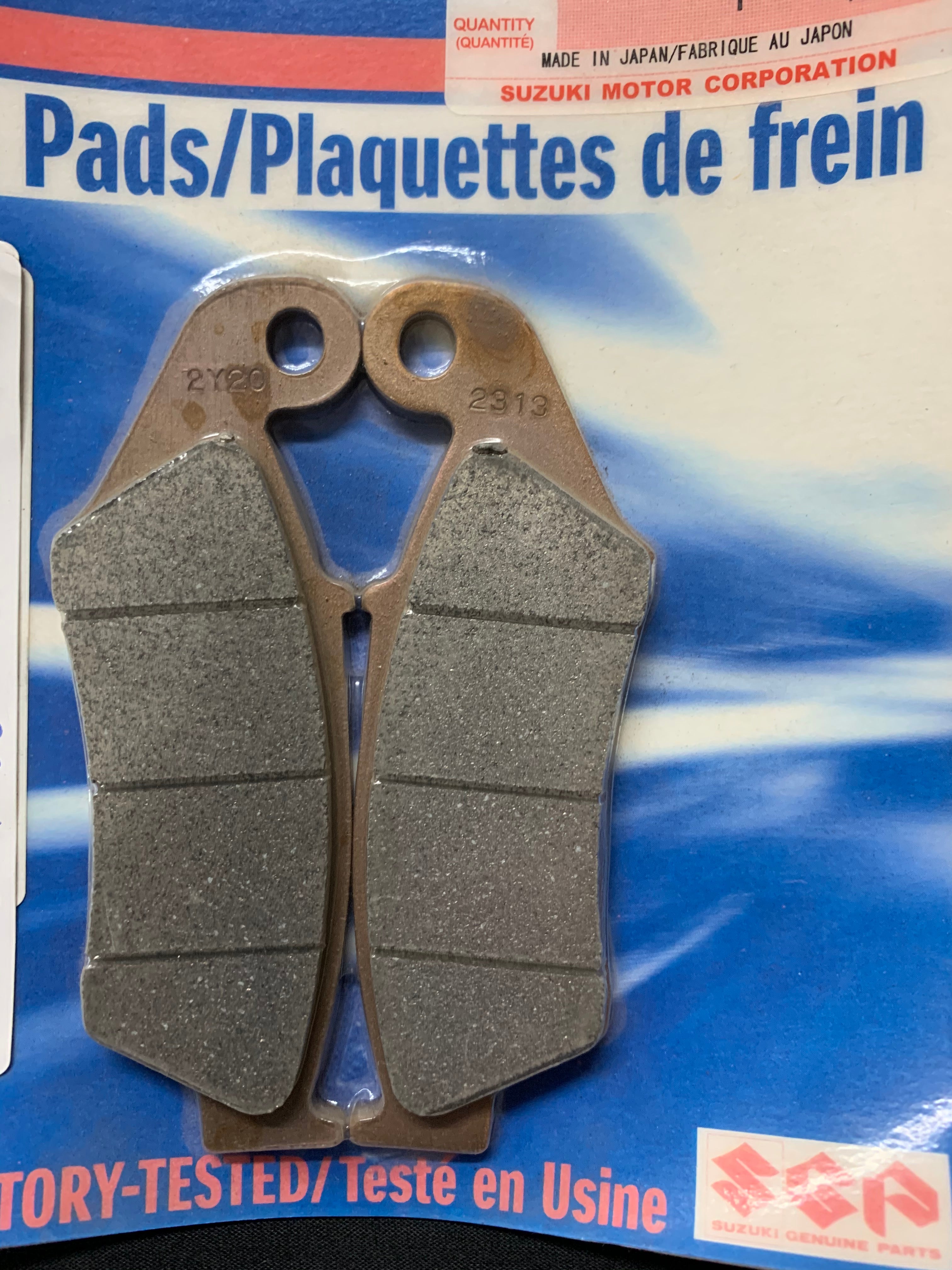 SUZUKI GENUINE FRONT BRAKE PAD SET - DR-Z400