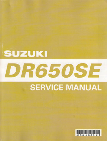 GENUINE SUZUKI DR650 SERVICE MANUAL