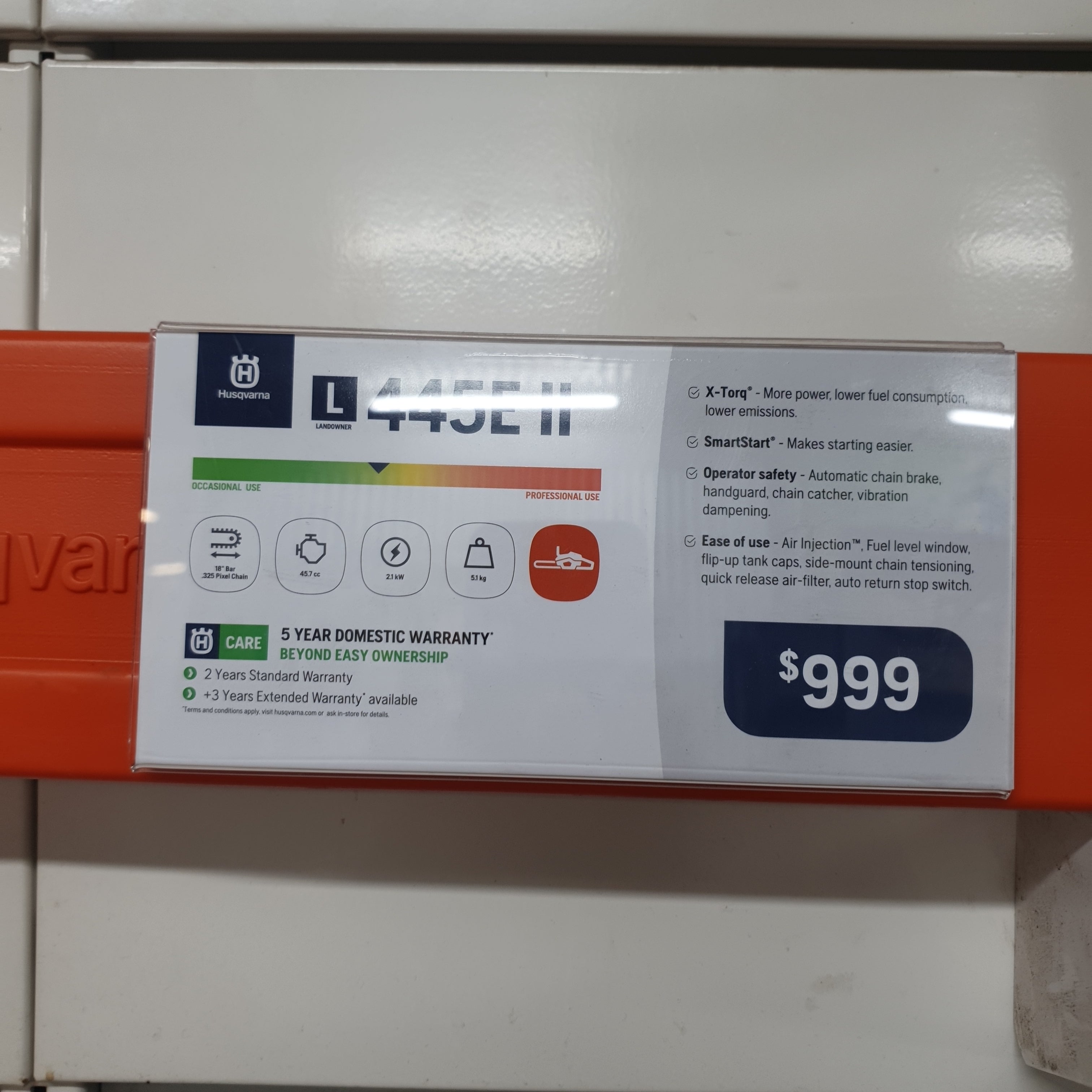 Husqvarna 445E II Chainsaw