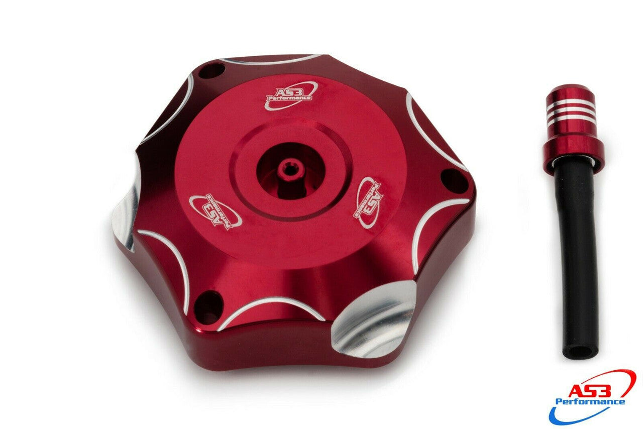 BETA AS3 RED BILLET FUEL CAP + BREATHER RR/XT MY13>