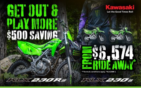 KAWASAKI Cashback Promos