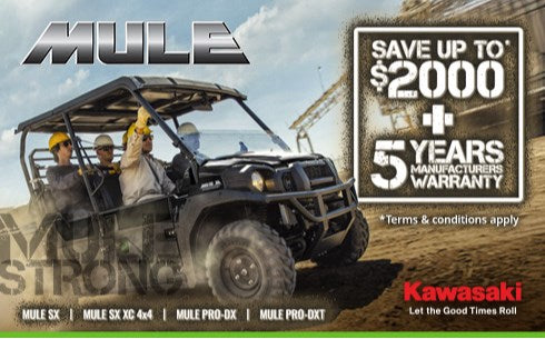 KAWASAKI Cashback Promos