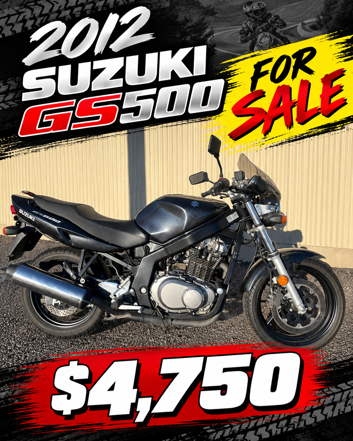 2012 Suzuki GS500 (Second Hand)