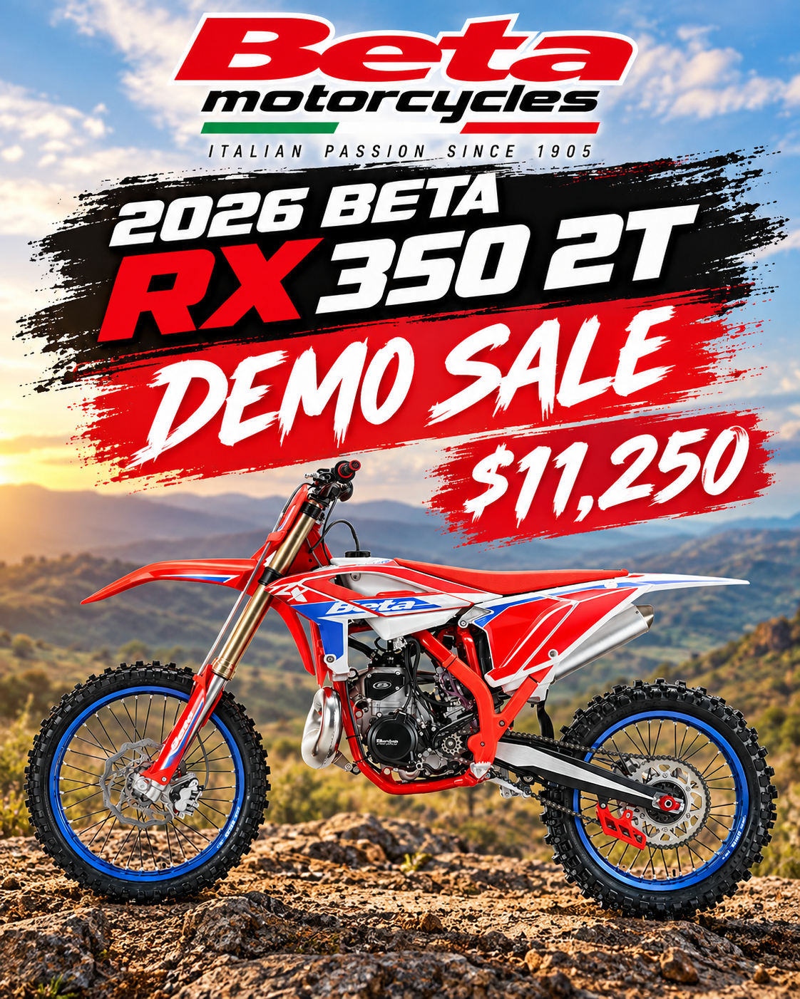 2026 Beta RX 350 2T (Pick Up Only) (Demo)