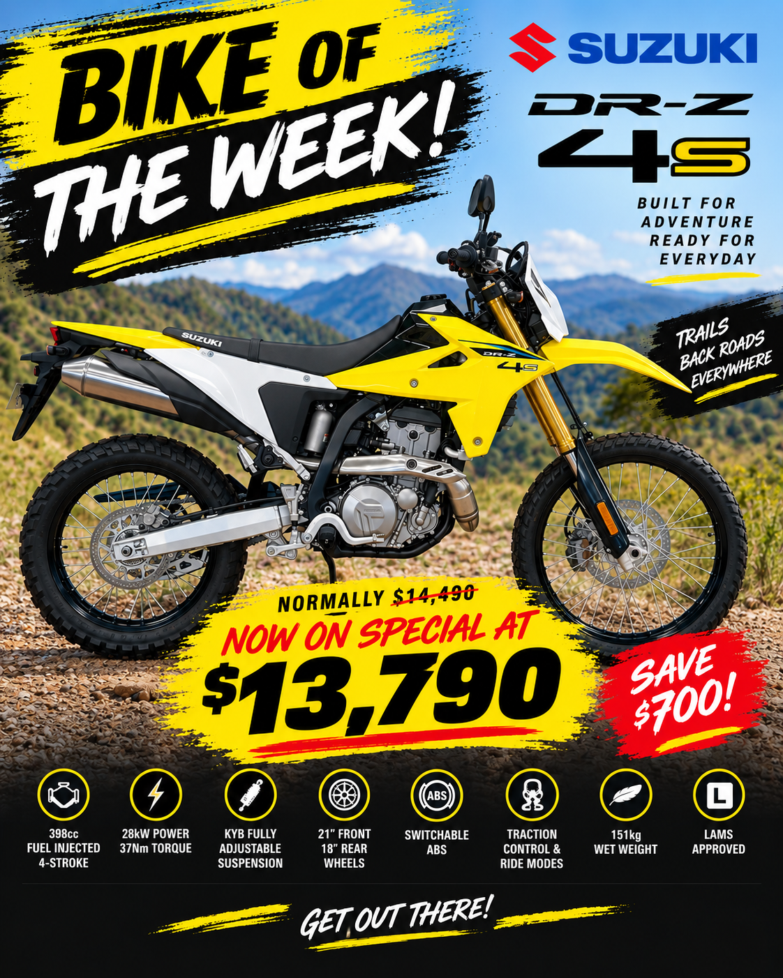 2026 Suzuki DR-Z4S