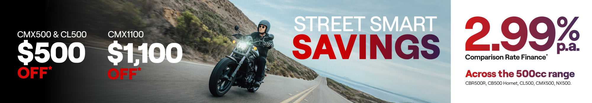 "RUN OUT SPECIAL" RIDE AWAY PRICE HONDA CL500 - BLUE - PICK UP ONLY