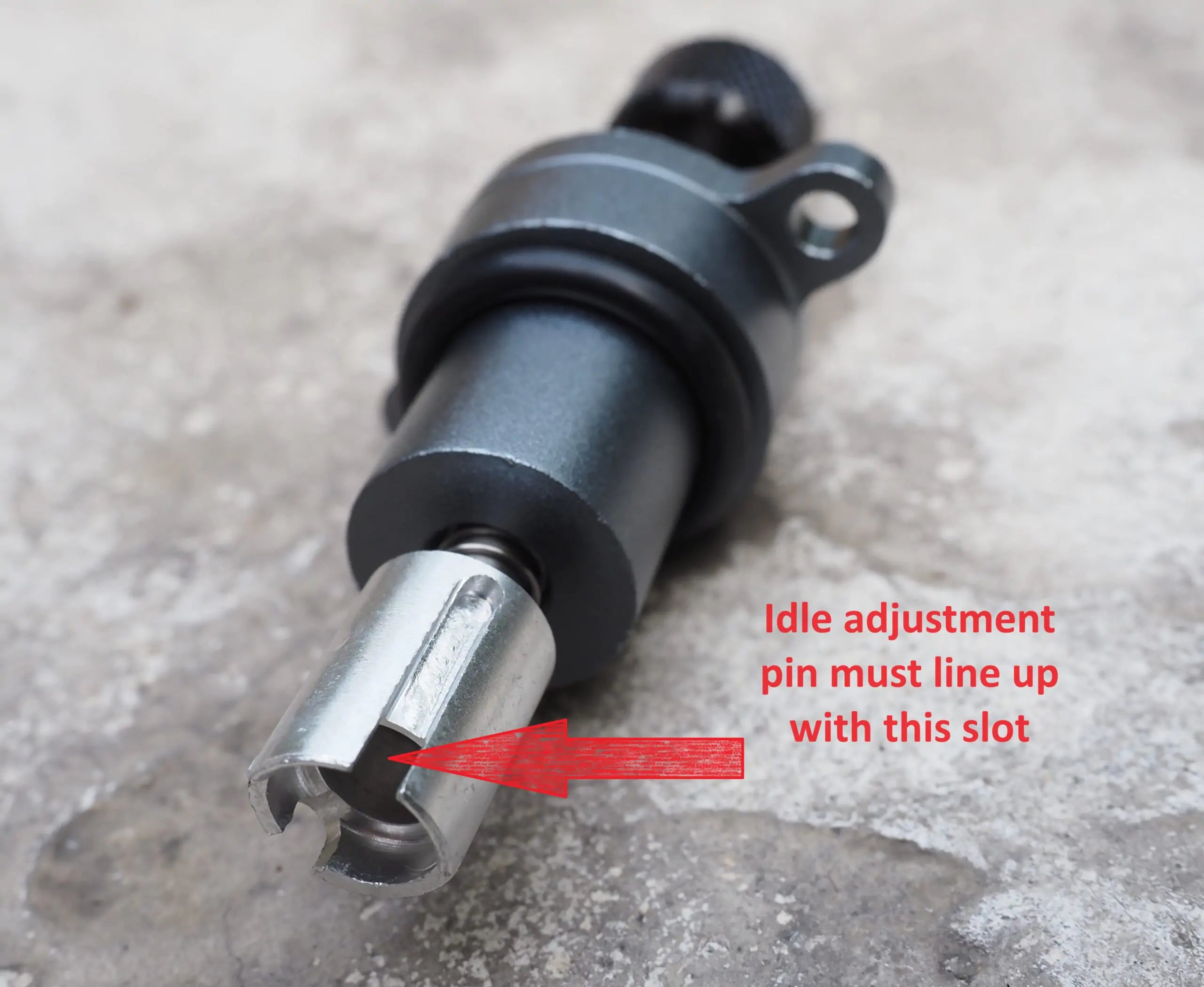 KLX230 Manual Idle Adjustment Screw