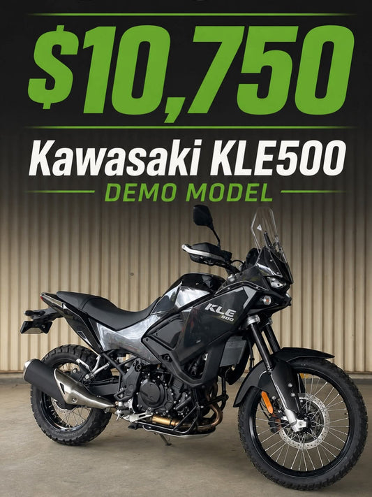2026 Kawasaki KLE500 Adventure Motorcyle - MY26 (Demo Model)