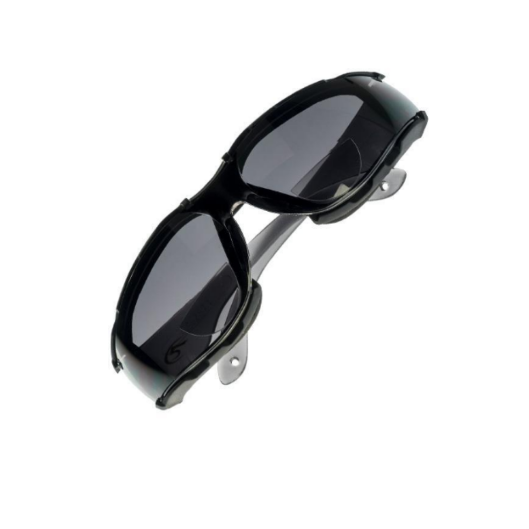 Bi-Focal Motorcycle Riding Glasses - Smoke +2.5