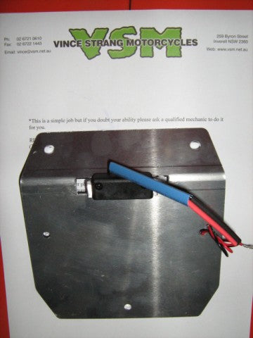 NUMBER PLATE HOLDER AND LED LIGHT